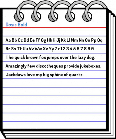 Dosis Font