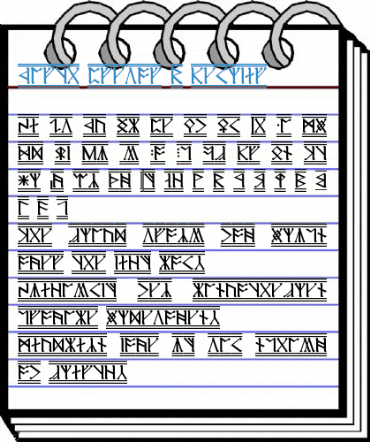 Cirth Erebor-2 Font