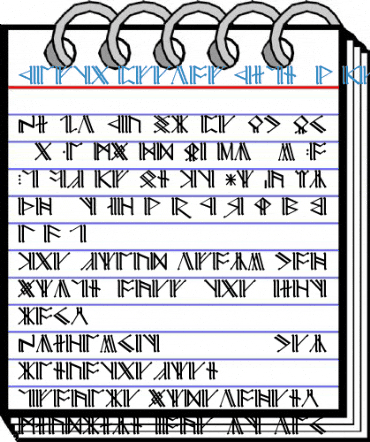 Cirth Erebor Caps-1 Font