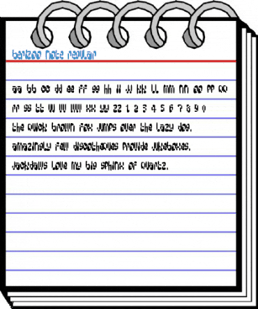Berizoo Note Font