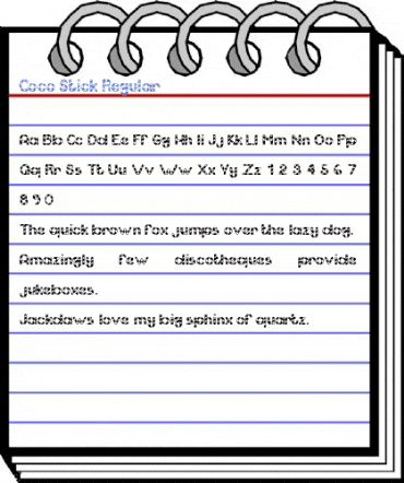 Coco Stick Regular Font