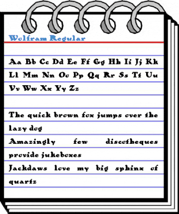 Wolfram Font