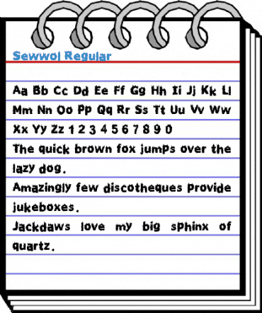 Sewwol Regular Font