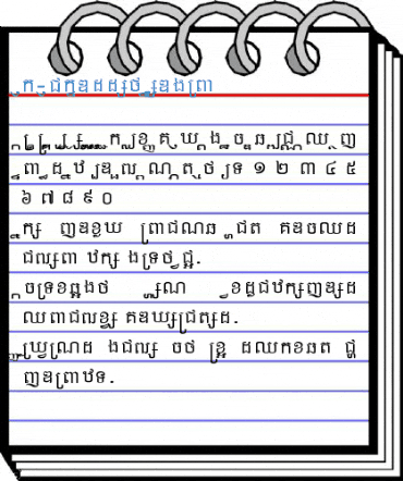 Kh-KohRussey Regular Font