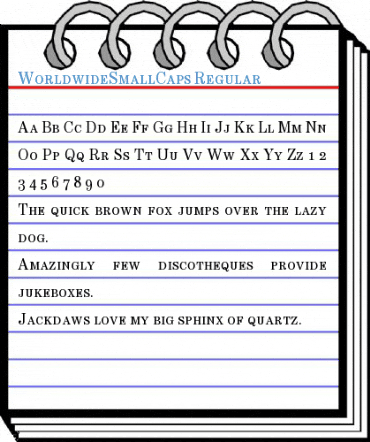 WorldwideSmallCaps Font