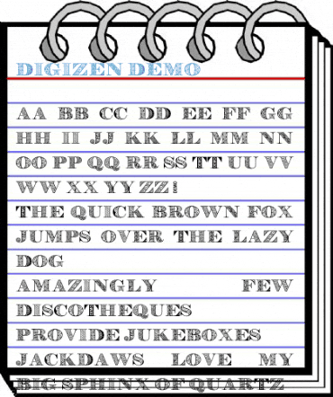 Digizen Demo Font