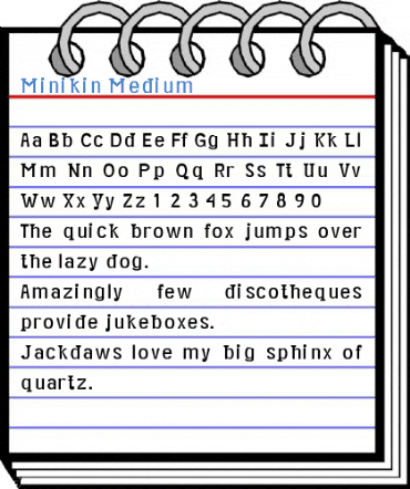 Minikin Medium Font