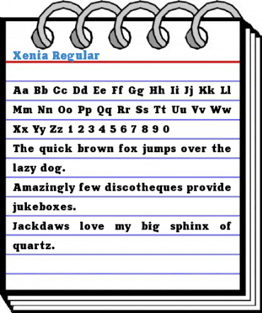 Xenia Regular Font