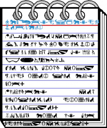 OldEgyptGlyphs Regular Font