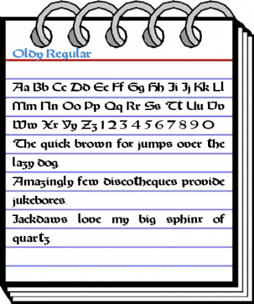 Oldy Font