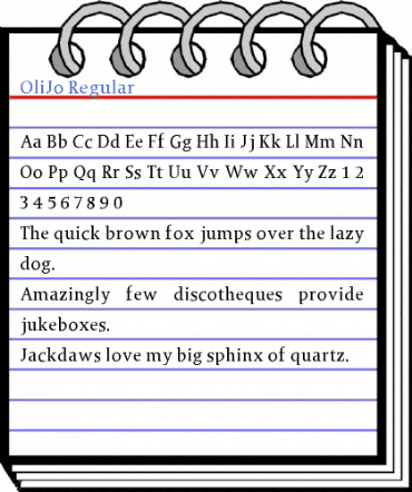 OliJo Regular Font