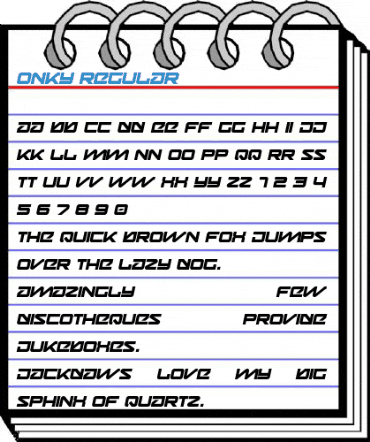 Onky Regular Font