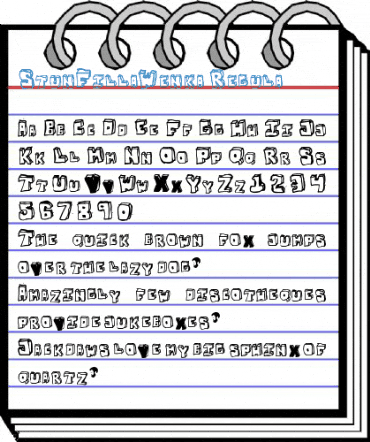 StunFillaWenka Regula Font