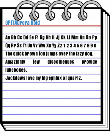 OPTIAurora Font