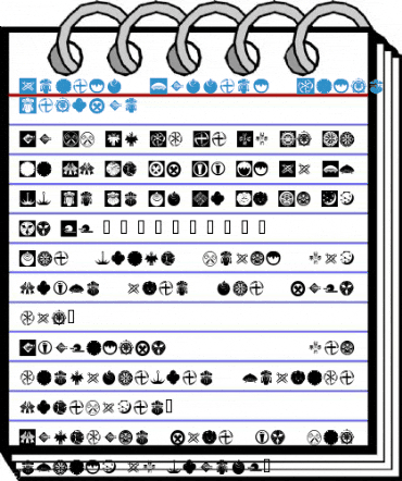 Orient Pattern Dings Set 4 Regular Font