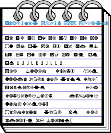 Oriental Icons III Font