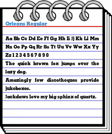 Orleans Regular Font