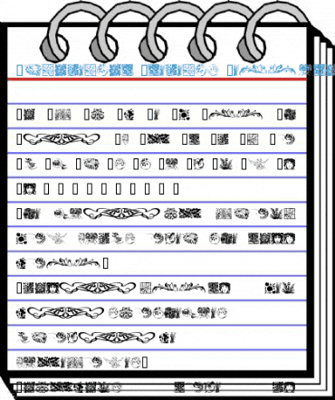 Ornamental Elements Regular Font