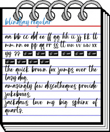 Blindsay Font