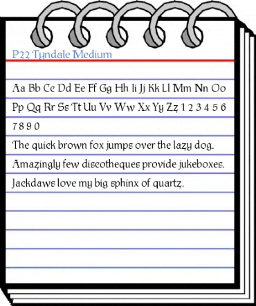 P22 Tyndale Font