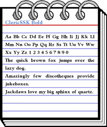 ClericSSK Font