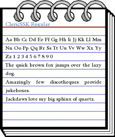 ClericSSK Font