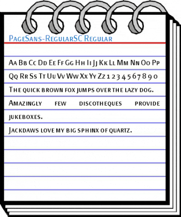 PageSans-RegularSC Regular Font