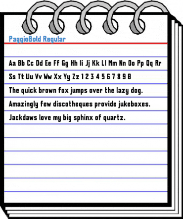 PaggioBold Font