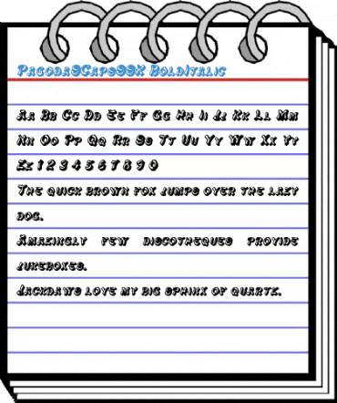 PagodaSCapsSSK Font