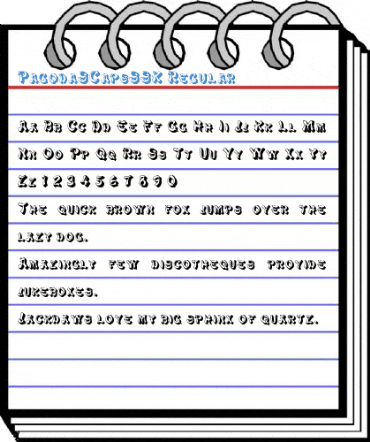 PagodaSCapsSSK Regular Font