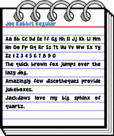 Joe Rabbit Font