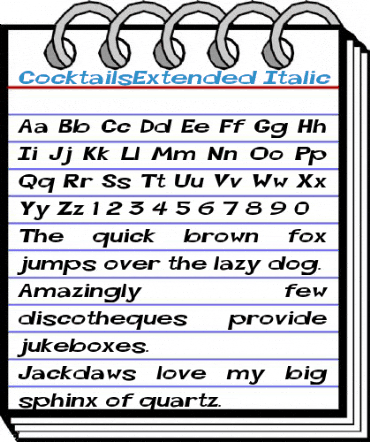 CocktailsExtended Font