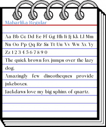 Maharlika Regular Font