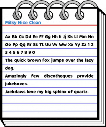 Milky Nice Clean Font