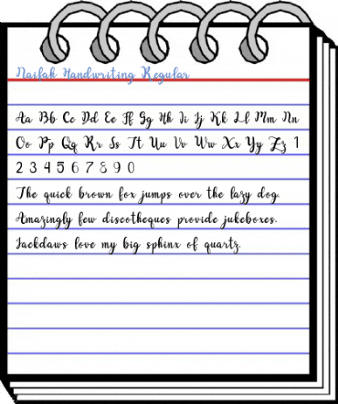 Naifah Handwriting Regular Font