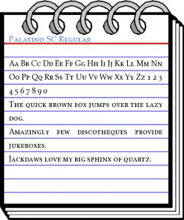 Palatino SC Regular Font