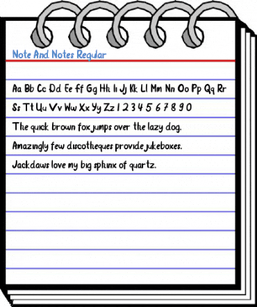 Note And Notes Regular Font
