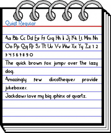 Quiqt Regular Font