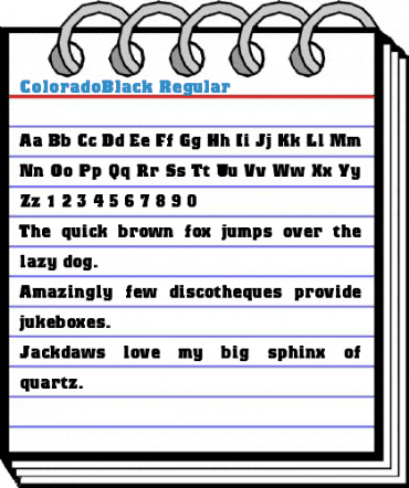 ColoradoBlack Font