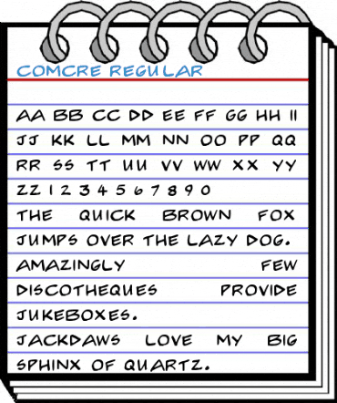 Comcre Regular Font