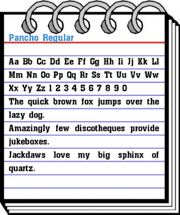 Pancho Regular Font