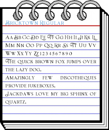 Bricktown Regular Font