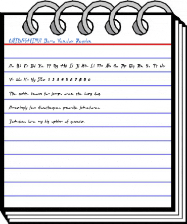 ONIGASHIMA Demo Version Regular Font