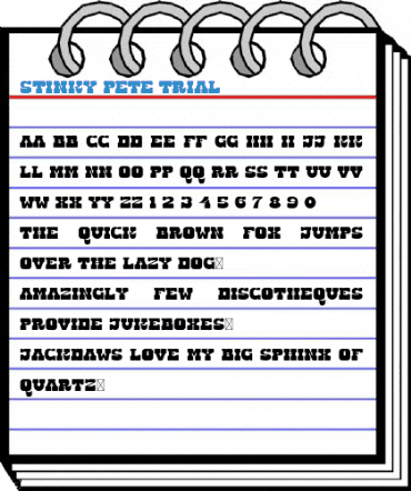 Stinky Pete Trial Font