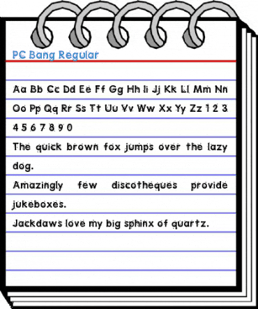 PC Bang Regular Font