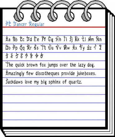 PC Dancer Font