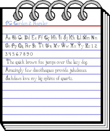 PC Garden 2 Regular Font