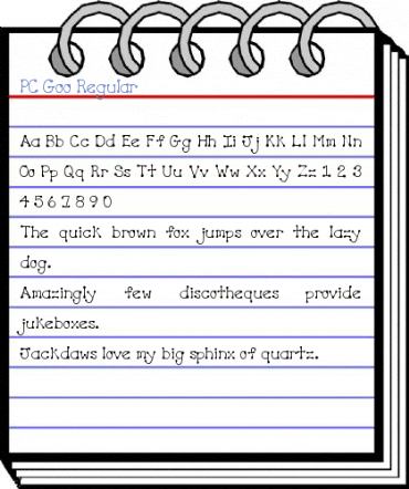 PC Goo Font