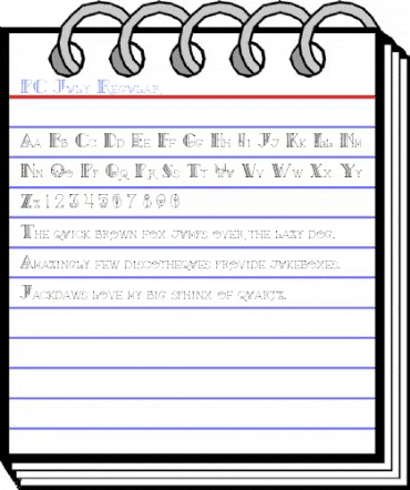 PC July Regular Font