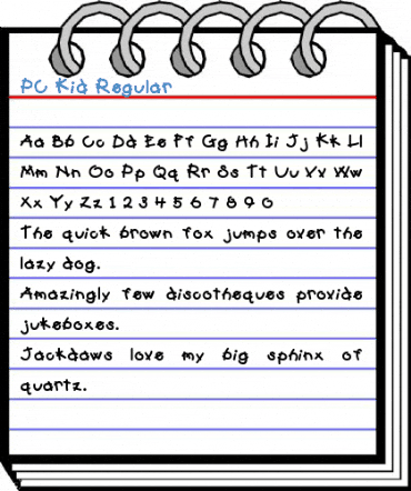 PC Kid Regular Font